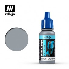 Acrylicos Vallejo - 機甲色彩 Mecha Color - 036 - 69036 - 亮灰色 Light Grey - 17 ml. (NT 110)(6/盒)