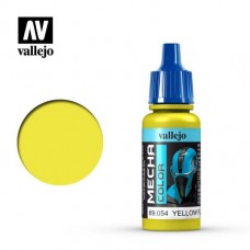 Acrylicos Vallejo - 機甲色彩 Mecha Color - 043 - 69054 - 螢光黃（螢光色） Yellow Fluorescent - 17 ml. (NT 110)(6/盒)