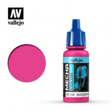 Acrylicos Vallejo - 機甲色彩 Mecha Color - 045 - 69056 - 螢光亮紅（螢光色） Magenta Fluorescent - 17 ml. (NT 110)(6/盒)