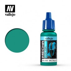 Acrylicos Vallejo - 機甲色彩 Mecha Color - 057 - 69068 - 金屬綠（金屬色） Metallic Green - 17 ml. (NT 110)(6/盒)