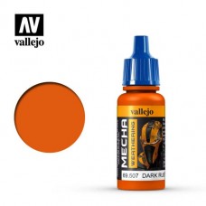 Acrylicos Vallejo - 機甲色彩 Mecha Color - 058 - 69507 - 暗色生鏽漬洗 Dark Rust Wash - 17 ml. (NT 110)(6/盒)