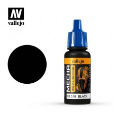 Acrylicos Vallejo - 機甲色彩 Mecha Color - 060 - 69518 - 黑色漬洗 Black Wash - 17 ml. (NT 110)(6/盒)