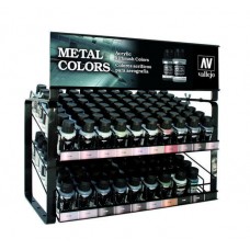 Acrylicos Vallejo - 金屬色彩 METAL COLOR FULL RANGE (NEW SERIE MODULAR DISPLAY) - EX710FULL