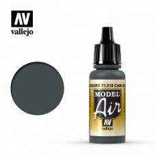 Acrylicos Vallejo - 71018 - 模型噴塗色彩 Model Air - 墨綠色 Black Green - 17 ml.(NT 100)