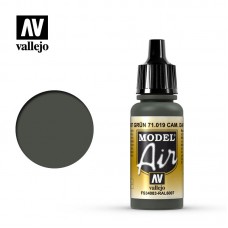Acrylicos Vallejo - 71019 - 模型噴塗色彩 Model Air - 迷彩深綠色 Camouflage Dark Green - 17 ml.(NT 100)