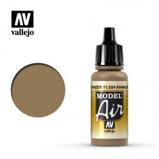 Acrylicos Vallejo - 71024 - 模型噴塗色彩 Model Air - 卡其棕色 Khaki Brown - 17 ml.(NT 100)