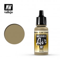 Acrylicos Vallejo - 71245 - 模型噴塗色彩 Model Air - 土壤棕色RAL1040 Loambrown RAL 1040 - 17 ml.(NT 100)