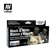 Acrylicos Vallejo -70151 - 模型色彩 Model Color - 黑白套組 Black & White (8) by Angel Giraldez（NT 810）