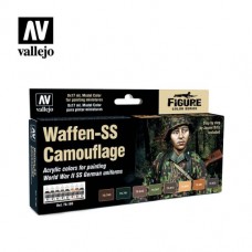 Acrylicos Vallejo - 70180 - 模型色彩 Model Color - 武裝親衛隊迷彩 Waffen SS Camouflage (8) by Jaume Ortiz - 17 ml.(NT 810)