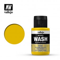 Acrylicos Vallejo - 76503 - 模型漬洗漆 Model Wash - 深黃漬洗色 Dark Yellow Wash - 35 ml.(NT 190)