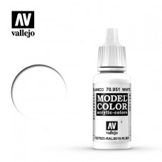 Acrylicos Vallejo - 模型色彩 Model Color - 001 - 70951 - 白色 White - 17 ml. (NT 100)(6/盒)