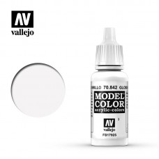 Acrylicos Vallejo - 模型色彩 Model Color - 003 - 70842 - 光澤白色 Gloss White - 17 ml. (NT 100)(6/盒)