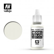 Acrylicos Vallejo - 模型色彩 Model Color - 004 - 70820 - 次白色 Offwhite - 17 ml. (NT 100)(6/盒)