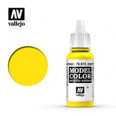 Acrylicos Vallejo - 模型色彩 Model Color - 014 - 70915 - 深黃色 Deep Yellow - 17 ml. (NT 100)(6/盒)