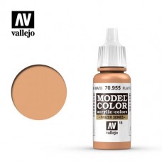 Acrylicos Vallejo - 模型色彩 Model Color - 018 - 70955 - 平光膚色 Flat Flesh - 17 ml. (NT 100)(6/盒)