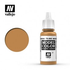 Acrylicos Vallejo - 模型色彩 Model Color - 021 - 70860 - 中階膚色調 Medium Fleshtone - 17 ml. (NT 100)(6/盒)