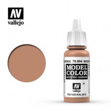 Acrylicos Vallejo - 模型色彩 Model Color - 036 - 70804 - 米紅色 Beige Red - 17 ml. (NT 100)(6/盒)