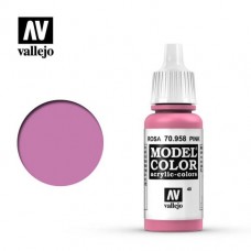 Acrylicos Vallejo - 模型色彩 Model Color - 040 - 70958 - 粉紅色 Pink - 17 ml. (NT 100)(6/盒)