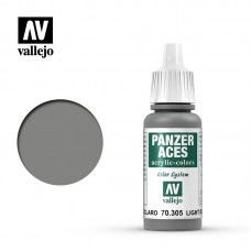 Acrylicos Vallejo - 70305 - 裝甲王牌 Panzer Aces - 淺橡膠色 Light Rubber - 17 ml.(NT 110)(6/盒)