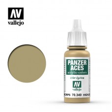 Acrylicos Vallejo - 70340 - 裝甲王牌 Panzer Aces - 德意志非洲軍坦克兵高光色 Afrikakorps Highlights - 17 ml.(NT 110)(6/盒)(停產)