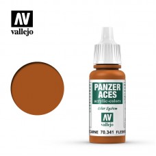 Acrylicos Vallejo - 70341 - 裝甲王牌 Panzer Aces - 膚色底色 Flesh Base - 17 ml.(NT 110)(6/盒)(停產)