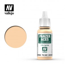 Acrylicos Vallejo - 70342 - 裝甲王牌 Panzer Aces - 膚色高光 Flesh Highlights - 17 ml.(NT 110)(6/盒)