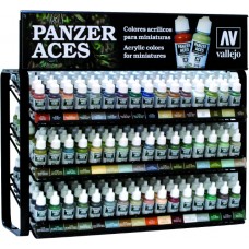 Acrylicos Vallejo - EX703FULL - 裝甲王牌 Panzer Aces Panzer Aces 17ml. Complete Range