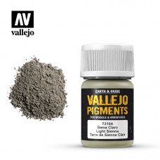 Acrylicos Vallejo - 73104 - 色粉 Pigments - 淺黃土色 Light Sienna - 35 ml.(NT 140)