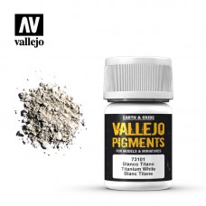 Acrylicos Vallejo - 73101 - 色粉 Pigments - 鈦白色 Titanium White - 35 ml.(NT 140)