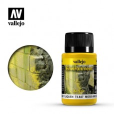 Acrylicos Vallejo - 73827 - 舊化效果液 Weathering Effects - 苔癬 Moss and Lichen Effect(NT 200)