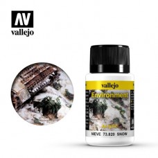Acrylicos Vallejo - 73820 - 舊化效果液 Weathering Effects - 雪 Snow(NT 200)