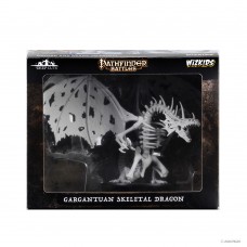 Wizkids - 開拓者深度刻畫未上色模型「巨型骷髏龍」 - Pathfinder Battles - Deep Cuts - Gargantuan Skeletal Dragon - 90039（NT 1050）