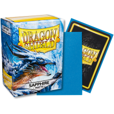 龍盾Dragon Shield 100 - AT-11028- 龍盾卡套標準尺寸(100入)Standard Deck Protector Sleeves - 磨砂Matte Sapphire藍寶石色 (NT350)