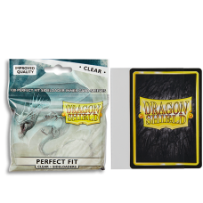 龍盾Dragon Shield 100 - AT-13101 - 龍盾卡套內套(100入)Perfect Fit Deck Protector Sleeves - Clear Sideloaders透明側入（NT140）