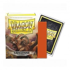 龍盾Dragon Shield 100 - AT-10030 - 龍盾卡套標準尺寸(100入)Standard Deck Protector Sleeves - 經典亮光Tangerine - AT-10030柑橘色(NT350)