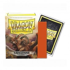 龍盾Dragon Shield 100 - AT-10030 - 龍盾卡套標準尺寸(100入)Standard Deck Protector Sleeves - 經典亮光Tangerine - AT-10030柑橘色(NT350)