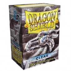 龍盾Dragon Shield 100 - AT-10001- 龍盾卡套標準尺寸(100入)Standard Deck Protector Sleeves - Classic - Clear經典亮光 透明 (NT350)