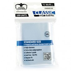 Ultimate Guard 100 - Standard Classic Soft Deck Protector Sleeves - Clear - UGD010001(NT50) 標準尺寸100入-透明