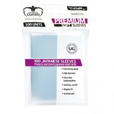 Ultimate Guard 100 - Mini Size Premium Soft Deck Protector Sleeves - Clear - UGD010135(NT60)日規100入-透明