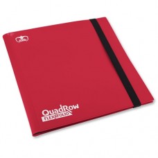 Ultimate Guard Binder 12-Pocket QuadRow FlexXfolio - Red - UGD010348(NT650) 12格鬆緊帶固定式卡冊-紅色