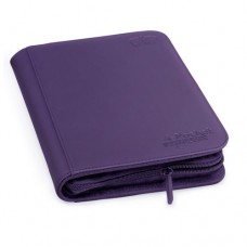 Ultimate Guard Zipfolio XenoSkin 4-Pocket - Purple - UGD010430(NT 750 ) 4格類皮革拉鍊卡冊-紫色