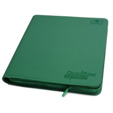 Ultimate Guard Binder 12-Pocket QuadRow Zipfolio XenoSkin - Green - UGD010469(NT1300) 12格類皮革拉鍊卡冊-綠色
