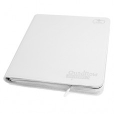 Ultimate Guard Binder 12-Pocket QuadRow Zipfolio XenoSkin - White - UGD010470(NT1300) 12格類皮革拉鍊卡冊-白色