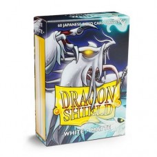 龍盾Dragon Shield 60 - 日規尺寸卡套(60入)Japanese size Deck Protector Sleeves - 磨砂白色 Matte White - AT-11105 (NT 220)