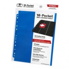 Ultimate Guard 18-Pocket Side-Loading 10 pages - Blue - UGD010406(NT200)單邊9格活頁10張-藍色