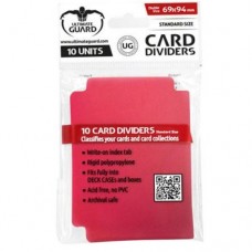 Ultimate Guard Card Dividers - Red - UGD010358(NT80)卡盒隔板-紅(10入)