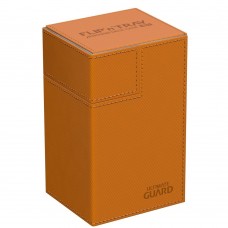 Ultimate Guard 80+ Xenoskin Flip n Tray Deck Case Box - Orange - UGD010780(NT900)掀蓋式複合卡盒可裝80+卡牌-橘色
