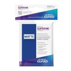 Ultimate Guard 50 - Supreme UX Sleeves Standard Size - Matte Blue - UGD010820(NT100)標準尺寸50入-磨砂藍色