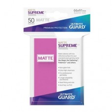 Ultimate Guard 50 - Supreme UX Sleeves Standard Size - Matte Pink - UGD010822(NT100)標準尺寸50入-磨砂粉紅色