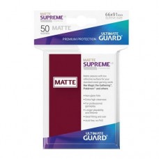Ultimate Guard 50 - Supreme UX Sleeves Standard Size - Matte Burgundy - UGD010824(NT100)標準尺寸50入-磨砂酒紅色